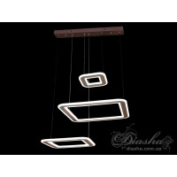 LED люстры подвесные Diasha 7150/3CF