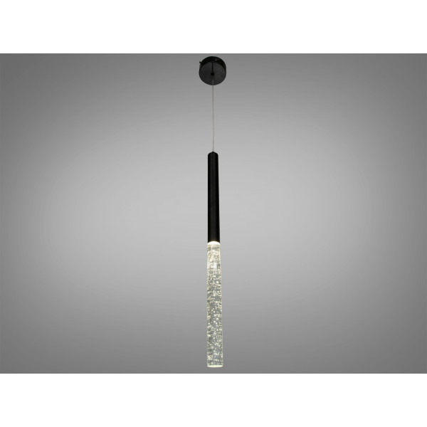 Сучасний світлодіодний світильник підвіс, 3W, чорний Diasha 3007/1BK