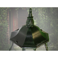 Настенный уличный светильник бра зеленый Diasha DJ047-W1 GN