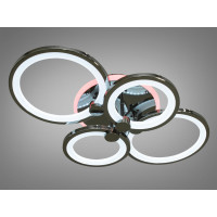 Потолочная светодиодная люстра с пультом Diasha 8022/4BHR LED 3color dimmer 