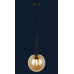 Светильник люстра подвесная в стиле лофт шар Levistella 9163520-1 BK+BR