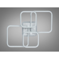 Стельова LED люстра Квадрати біла 85W димер Diasha 2525/4WHLED3colordimmer