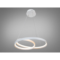 Сучасна світлодіодна чорна люстра підвіс, 72W Diasha 7536/500WH