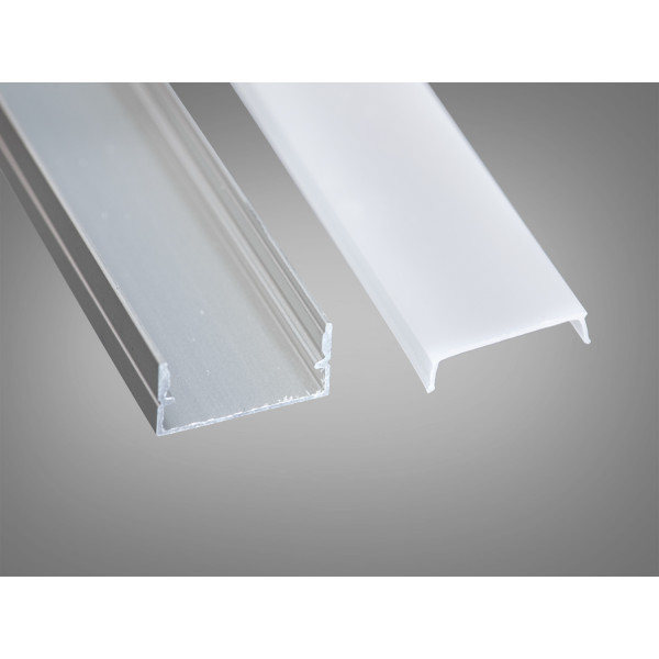 Профіль для LED стрічки, накладний Diasha PL-2010-2M