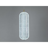 Світлодіодна люстра підвіс золото 8 Вт 4100K Diasha D221204/1L400