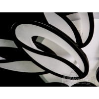 Люстры потолочные светодиодные с пультом и подсветкой Diasha 8090/6+3BK LED 3color dimmer