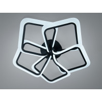 Світлодіодна стельова люстра Diasha WG5146 чорна 130 Вт з пультом і димером Diasha WG5146/5BK