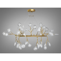 Декоративная люстра в зал 54 лампочкиочки Diasha Y889-54CGD
