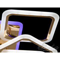 Плоские светодиодные люстры Diasha A8060/4+2 G led dimmer 3 color