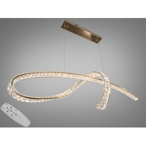 Підвісна люстра Diasha золото кришталь 80 Вт Diasha D8966/1200G