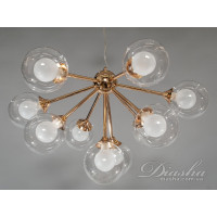 Люстра молекула в стиле Loft Diasha 81788/10G