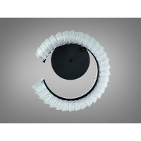 Стельова LED люстра з пультом чорна 38 Вт Diasha 2509/400BK