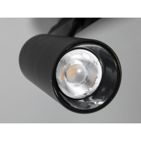 Магнітний трековий поворотний світильник, 20 Вт, чорний Diasha QY-CX121B/20W-BK