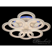 Потолочная светодиодная люстра с пультом Diasha A3003/4+4WH LED 3color dimmer  