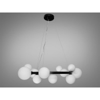 Люстра в стилі Loft - "Бульбашки" на 15 ламп Diasha 1082-15BK+WH Люстра в стилі Loft - "Бульбашки" на 15 ламп Diasha 1082-15BK+WH