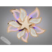 Стельова LED люстра Пелюстки чорна 130Вт димер Diasha 9033/5GLED3colordimmer