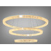 Підвісна LED люстра кільця біла 220 Вт 38-40 м² Diasha D9711/800+600+400WH