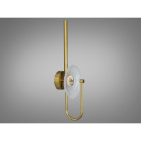 Креативне, лаконічне, солідне бра в стилі лофт, чорного кольору Diasha F3791