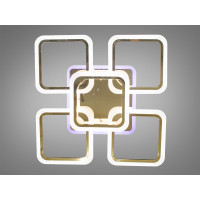 Потолочная led люстра квадрат с пультом Diasha A8060/4+1G LED 3color dimmer 
