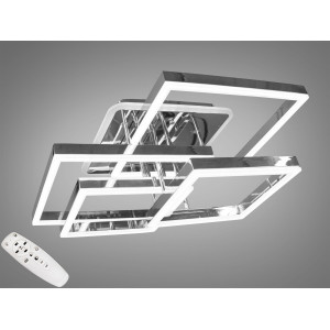 Потолочная светодиодная люстра светильник с пультом и подсветкой Diasha 7002HR LED 3color dimmer
