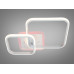 Стельова LED люстра Квадрати біла 85W димер Diasha 2525/2WHLED3colordimmer