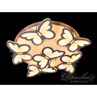 Люстра светодиодная потолочная в детскую комнату с пультом Diasha 8067/5+1WH LED 3color dimmer 