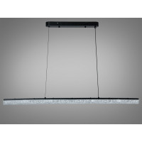 Світлодіодна лінійна люстра підвіс над столом, 40 Вт, сіра Diasha XH1001/1000BK