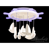 Люстра в детскую комнату с ночником и пультом Diasha 8162/500WH LED dimmer  