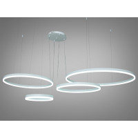 Ексклюзивна новинка, світлодіодна люстра на тросах, потужністю 157 Вт Diasha 1029-800+600+500+300WH