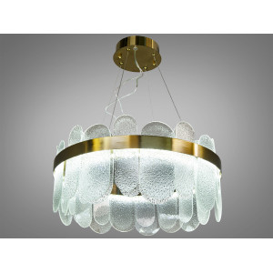 Класична підвісна кришталева люстра Diasha, золото, LED 120 Вт Diasha 803/500SGD