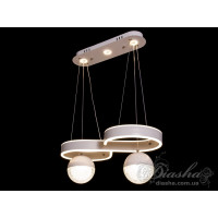 Люстра лед подвесная декоративная 70W Diasha 3023/2WH Люстра лед подвесная декоративная 70W Diasha 3023/2WH