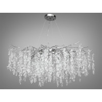 Современная люстра в зал 14 ламп, хром Diasha 603-1000CH Современная люстра в зал 14 ламп, хром Diasha 603-1000CH