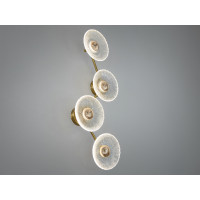 Креативне світлодіодне бра в стилі лофт, 8 Вт, золото Diasha F3788