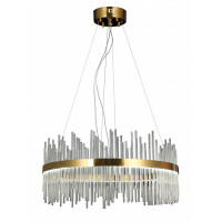Люстра подвесная современная светодиодная Levistella 909XL3071 GD+CL 800MM