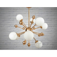 Люстра молекула золотая Diasha 81860/9G