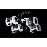 Люстра с плафонами  LGH28087/4B (BK+CR) Splendid-Ray
286348