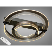 Сучасна LED люстра з пультом, диммером і підсвічуванням, 72W Diasha 5219/500+300