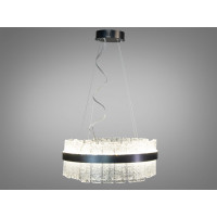 Високоефективна кришталева світлодіодна люстра підвіс, 110 Вт, бронза Diasha 817/500PB