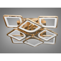 Світлодіодна люстра Diasha Серія 8060 золото 115Вт з пультом димер Diasha S8060/4+4G