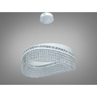 Люстра кришталева Diasha біла LED 58Вт Diasha P7027/D500WH