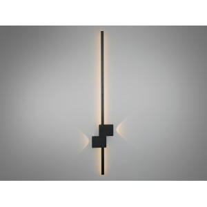 Цікаве лінійне світлодіодне бра, 25 Вт, чорний Diasha 1552/1000BK