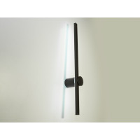 Дизайнерське, гармонійне чорне світлодіодне бра, 8 Вт Diasha 9374/BK-600