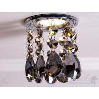 Точковий світильник із кришталевими підвісками Diasha 6042DCH-SM