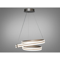 Підвісна LED люстра завитки 125 Вт коричнева Diasha MX78093/1CF
