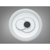 Багатофункціональний, технологічний круглий світлодіодний світильник припотолковий, плоский, потужністю 58 Вт, білого кольору Diasha 1899