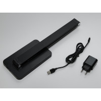 Лед настільна сенсорна лампа в для робочого столу, 5 Вт, чорний Diasha A855BKwirelesscharge