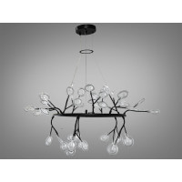 Люстра в зал 45 лампочки Diasha Y889-45CBK