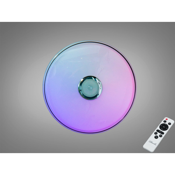 Стельова люстра LED біла 80 Вт RGB Bluetooth TUYA Diasha DB-8305/500RGB+MP3+TUYA