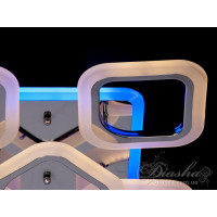 Потолочная светодиодная люстра с пультом Diasha AS8060/6+2HR LED 3color dimmer 