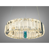 Подвесная светодиодная люстра кольца с хрусталем в стиле модерн Diasha 81028-300HR